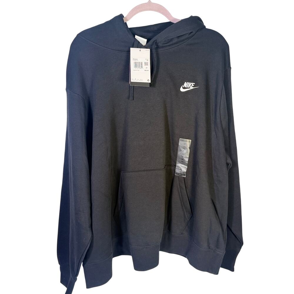 Nike Sportswear Women’s Essential Pullover Hoodie Black Size 3X NWT